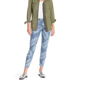 Current/Elliott The Stiletto Leaf Print Jeans Size 29